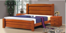 【圖】廠家直銷 大量批發實木床 1.8米雙人橡木床 南康家居 - 美麗說