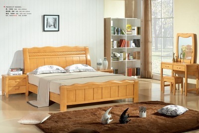 【【熱銷】實木床1305# 實木床批發(fā)系列 實木床1.8米 亮鑫家具批發(fā)】價格,廠家,圖片,床類,南康市亮鑫家具-