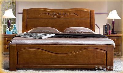 特價金來緣8013#橡木床,雙人實木床,南康實木床,1.5米單人床,1.8米婚床