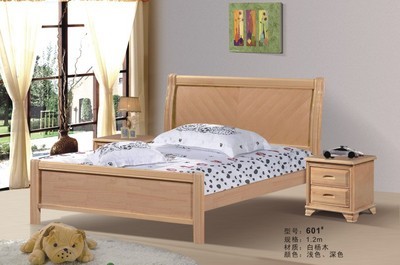 【【2012新款】【廠家直銷】批發零售實木床/雙人床601#,】價格,廠家,圖片,床類,南康市華星美家家具廠-