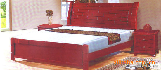 【聚鑫緣 8012#實木床批發 支持網上訂購 江西家具】價格,廠家,圖片,床類,南康官生家具廠-