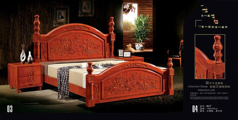 【眾發家具生產各類精品實木床歡迎前來選購!】價格,廠家,圖片,床類,南康眾發家具銷售部-