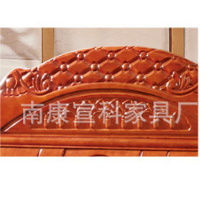 精選海棠木實(shí)木大床 南康工藝，品質(zhì)保證305#