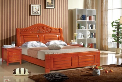 南康實(shí)木床920# 高品質(zhì)純實(shí)木臥室家具的熱銷(xiāo)之選