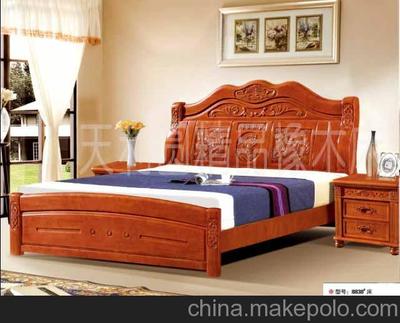 南康實木床 供應8833橡木床及南康床圖片大全——南康市天利圓家具廠
