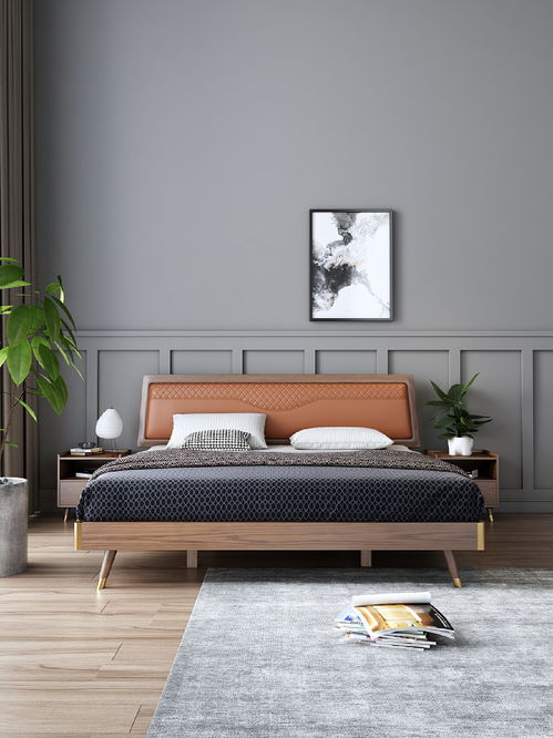 南康實木床 匠心工藝與電商渲染的完美融合