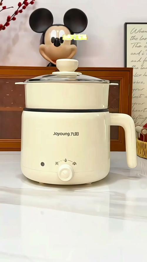 8l小容量800w大火力電煮鍋3檔火力調節不粘內膽好清洗上蒸下煮 多功能